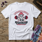 Printify T-Shirt Mind Over Muscle Mycelium Strength Club Mushroom T-Shirt Mushroom Magic Mushroom T-Shirt