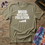 Printify T-Shirt Mood Needs More Psilocybin Mushroom T-Shirt Mushroom Magic Mushroom T-Shirt