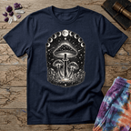 Printify T-Shirt Moon Phase Shrooms T-Shirt Mushroom Magic Mushroom T-Shirt