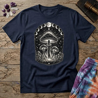 Printify T-Shirt Moon Phase Shrooms T-Shirt Mushroom Magic Mushroom T-Shirt
