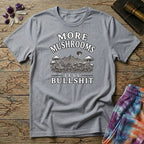 Printify T-Shirt More Mushrooms Less Bullshit T-Shirt Mushroom Magic Mushroom T-Shirt