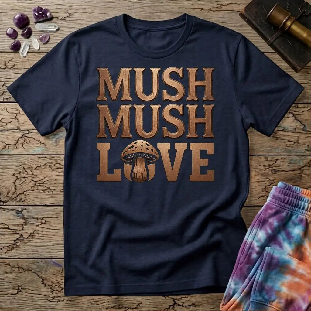 Printify T-Shirt Mush Mush Love Mushroom T-Shirt Mushroom Magic Mushroom T-Shirt