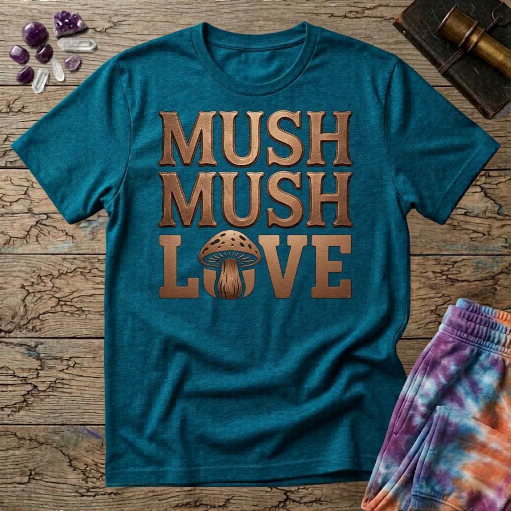 Printify T-Shirt Mush Mush Love Mushroom T-Shirt Mushroom Magic Mushroom T-Shirt