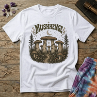 Printify T-Shirt Mushenge Mushroom Stonehenge T-Shirt Mushroom Magic Mushroom T-Shirt