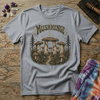 Printify T-Shirt Mushenge Mushroom Stonehenge T-Shirt Mushroom Magic Mushroom T-Shirt