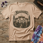 Printify T-Shirt Mushenge Mushroom Stonehenge T-Shirt Mushroom Magic Mushroom T-Shirt