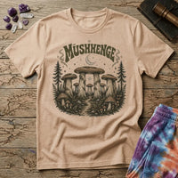 Printify T-Shirt Mushenge Mushroom Stonehenge T-Shirt Mushroom Magic Mushroom T-Shirt