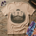 Printify T-Shirt Mushenge Too Stonehenge Mushroom T-Shirt Mushroom Magic Mushroom T-Shirt
