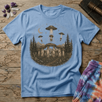 Printify T-Shirt Mushenge Too Stonehenge Mushroom T-Shirt Mushroom Magic Mushroom T-Shirt