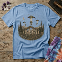 Printify T-Shirt Mushenge Too Stonehenge Mushroom T-Shirt Mushroom Magic Mushroom T-Shirt