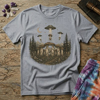 Printify T-Shirt Mushenge Too Stonehenge Mushroom T-Shirt Mushroom Magic Mushroom T-Shirt