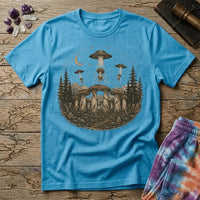 Printify T-Shirt Mushenge Too Stonehenge Mushroom T-Shirt Mushroom Magic Mushroom T-Shirt