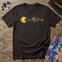 Printify T-Shirt Mushman Eating Mushrooms T-Shirt Mushroom Magic Mushroom T-Shirt