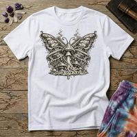 Printify T-Shirt Mushroom Butterfly Metamorphosis T-Shirt Mushroom Magic Mushroom T-Shirt