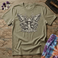 Printify T-Shirt Mushroom Butterfly Metamorphosis T-Shirt Mushroom Magic Mushroom T-Shirt