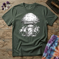 Printify T-Shirt Mushroom Carousel T-Shirt Mushroom Magic Mushroom T-Shirt