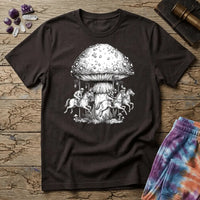 Printify T-Shirt Mushroom Carousel T-Shirt Mushroom Magic Mushroom T-Shirt