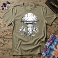 Printify T-Shirt Mushroom Carousel T-Shirt Mushroom Magic Mushroom T-Shirt