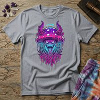 Printify T-Shirt Mushroom Demon Angel T-Shirt Mushroom Magic Mushroom T-Shirt