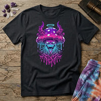 Printify T-Shirt Mushroom Demon Angel T-Shirt Mushroom Magic Mushroom T-Shirt