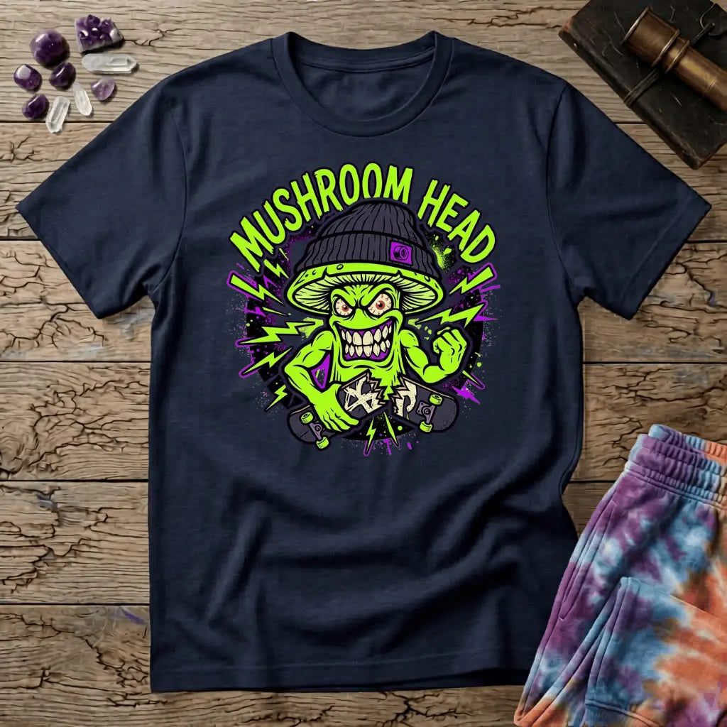Printify T-Shirt Mushroom Head T-Shirt Mushroom Magic Mushroom T-Shirt