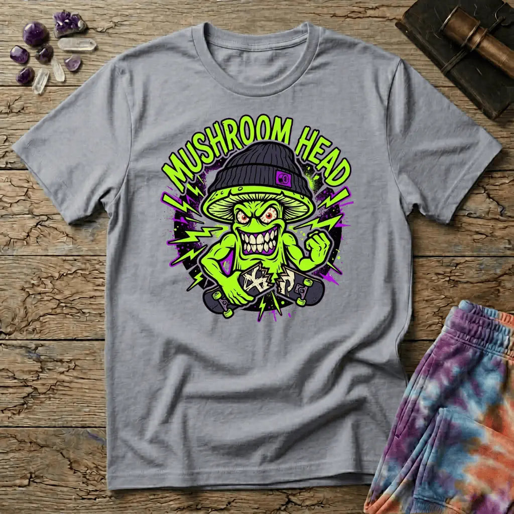 Printify T-Shirt Mushroom Head T-Shirt Mushroom Magic Mushroom T-Shirt