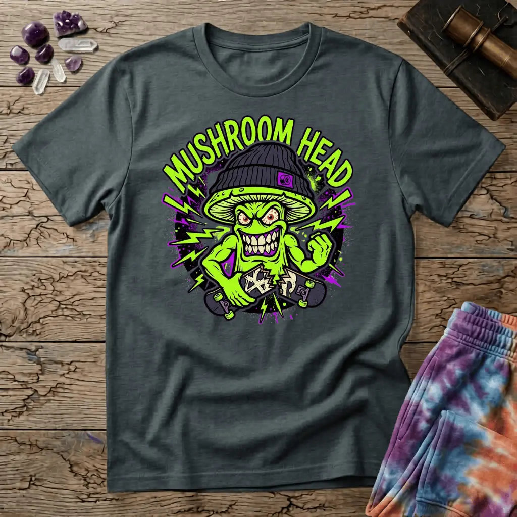 Printify T-Shirt Mushroom Head T-Shirt Mushroom Magic Mushroom T-Shirt
