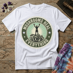 Printify T-Shirt Mushroom Heal Everything T-Shirt Mushroom Magic Mushroom T-Shirt