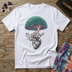 Printify T-Shirt Mushroom Heart T-Shirt Mushroom Magic Mushroom T-Shirt
