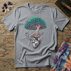 Printify T-Shirt Mushroom Heart T-Shirt Mushroom Magic Mushroom T-Shirt