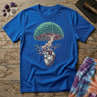 Printify T-Shirt Mushroom Heart T-Shirt Mushroom Magic Mushroom T-Shirt