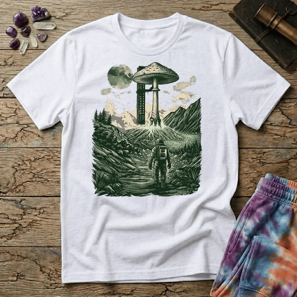 Printify T-Shirt Mushroom Launch T-Shirt Mushroom Magic Mushroom T-Shirt