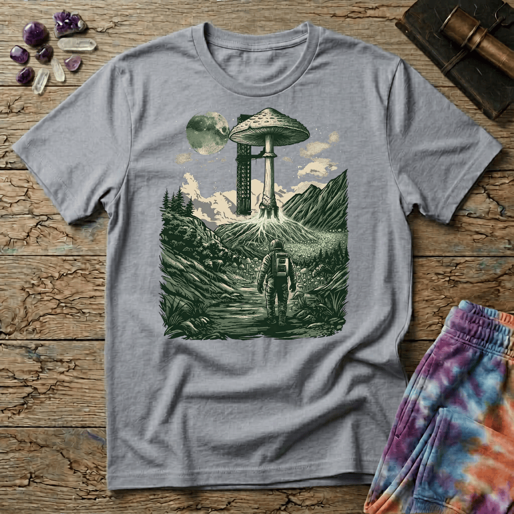 Printify T-Shirt Mushroom Launch T-Shirt Mushroom Magic Mushroom T-Shirt