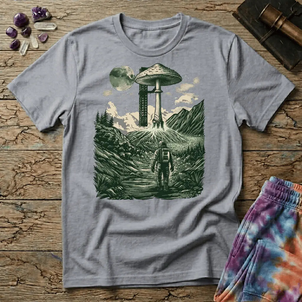 Printify T-Shirt Mushroom Launch T-Shirt Mushroom Magic Mushroom T-Shirt