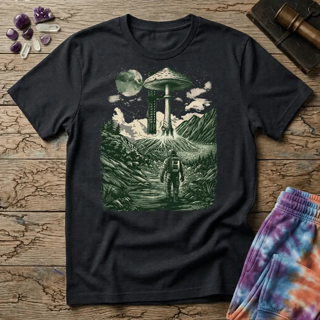 Printify T-Shirt Mushroom Launch T-Shirt Mushroom Magic Mushroom T-Shirt