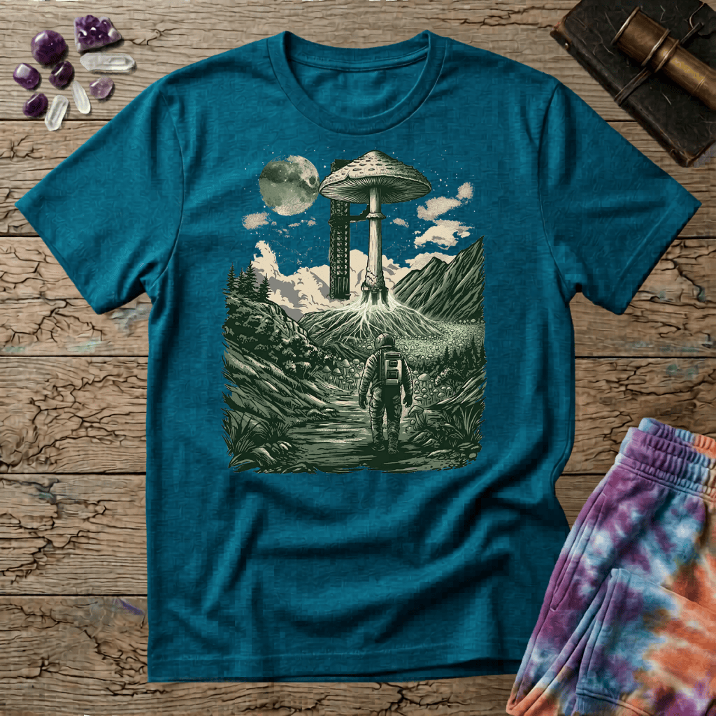 Printify T-Shirt Mushroom Launch T-Shirt Mushroom Magic Mushroom T-Shirt