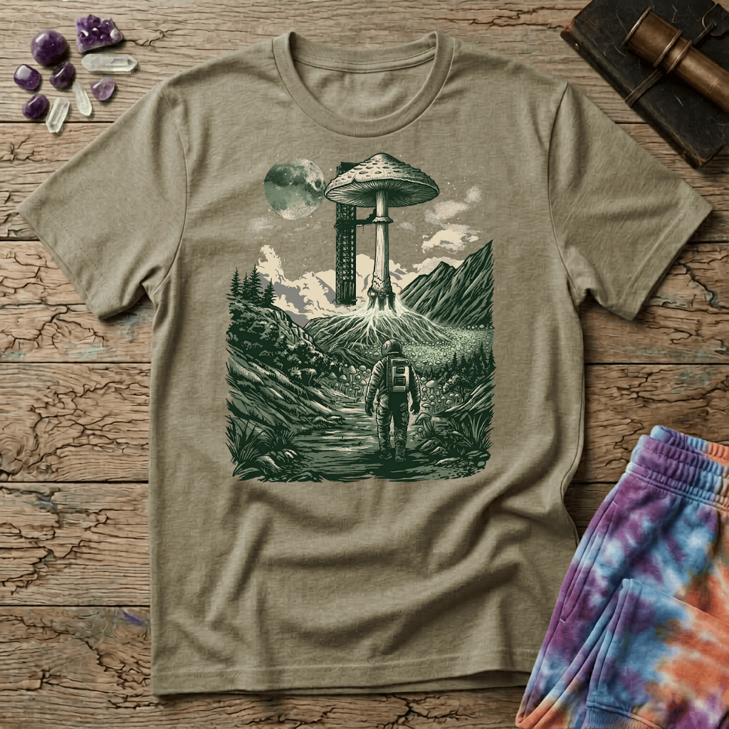 Printify T-Shirt Mushroom Launch T-Shirt Mushroom Magic Mushroom T-Shirt