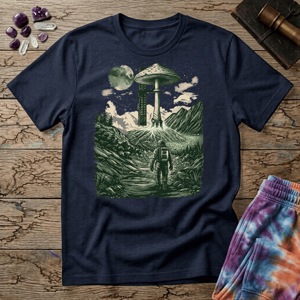 Printify T-Shirt Mushroom Launch T-Shirt Mushroom Magic Mushroom T-Shirt