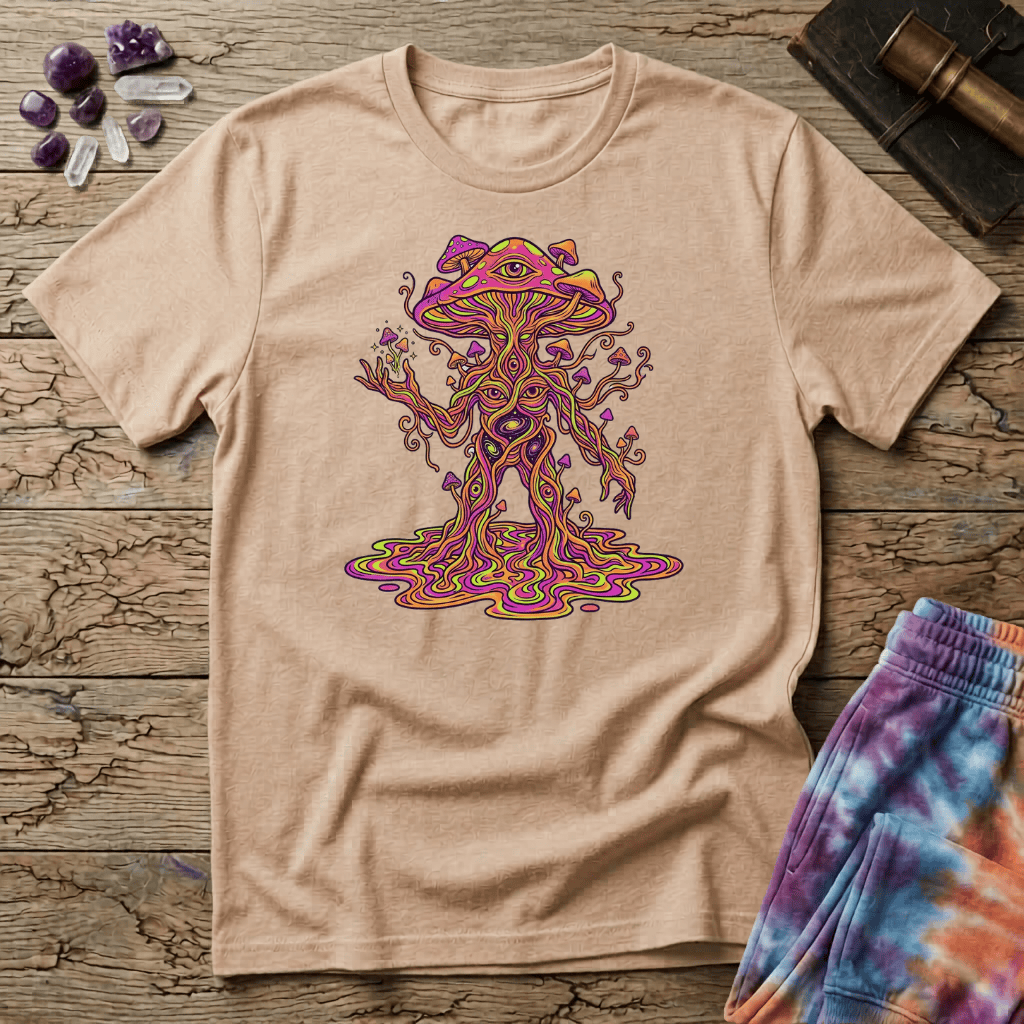 Printify T-Shirt Mushroom Monster T-Shirt Mushroom Magic Mushroom T-Shirt