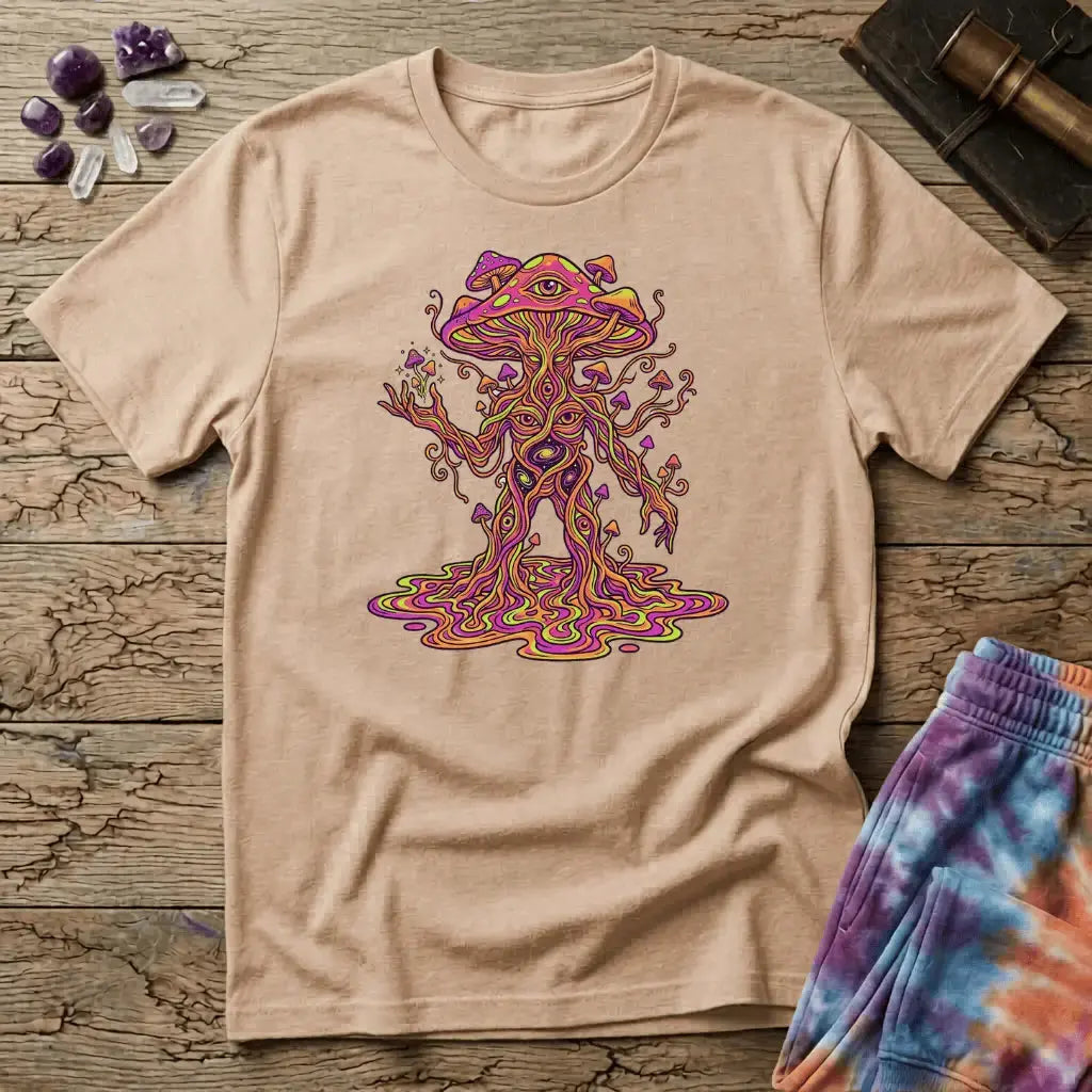 Printify T-Shirt Mushroom Monster T-Shirt Mushroom Magic Mushroom T-Shirt
