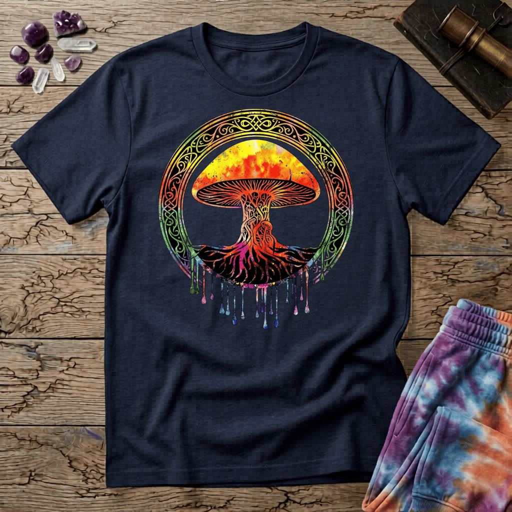 Printify T-Shirt Mushroom of Life T-Shirt Mushroom Magic Mushroom T-Shirt