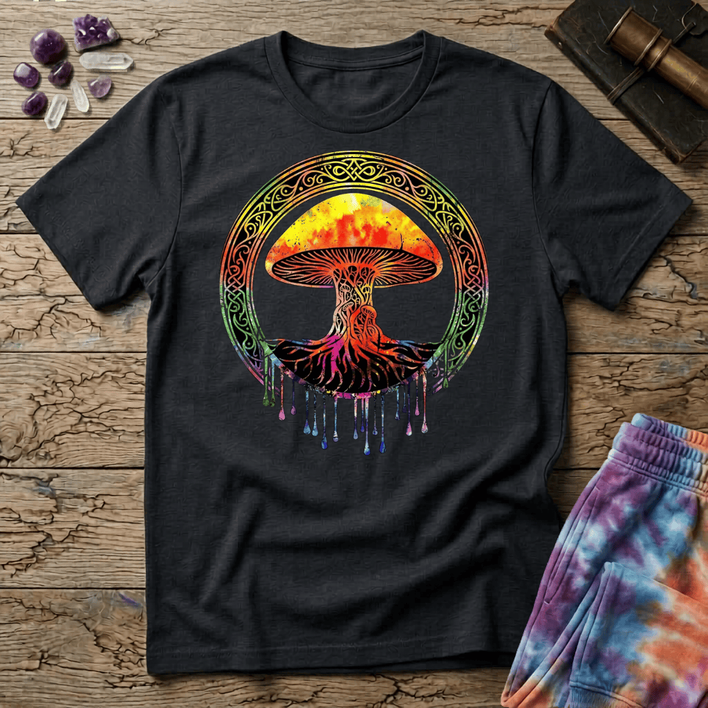 Printify T-Shirt Mushroom of Life T-Shirt Mushroom Magic Mushroom T-Shirt
