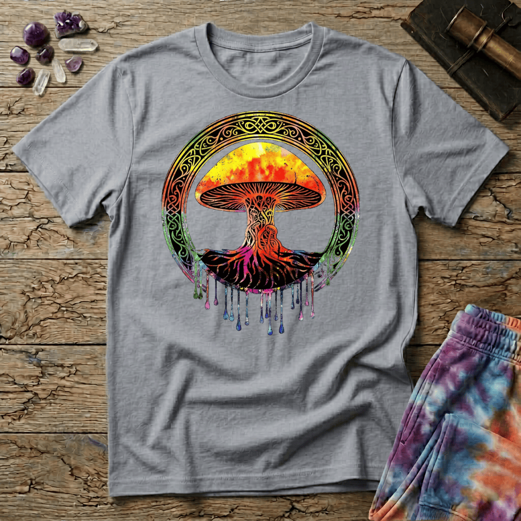 Printify T-Shirt Mushroom of Life T-Shirt Mushroom Magic Mushroom T-Shirt