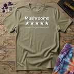 Printify T-Shirt Mushroom Rating 5 Stars T-Shirt Mushroom Magic Mushroom T-Shirt