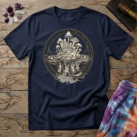 Printify T-Shirt Mushroom Reflections Too T-Shirt Mushroom Magic Mushroom T-Shirt