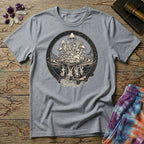 Printify T-Shirt Mushroom Reflections Too T-Shirt Mushroom Magic Mushroom T-Shirt