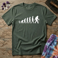 Printify T-Shirt Mushroom Sasquatch Evolution T-Shirt Mushroom Magic Mushroom T-Shirt