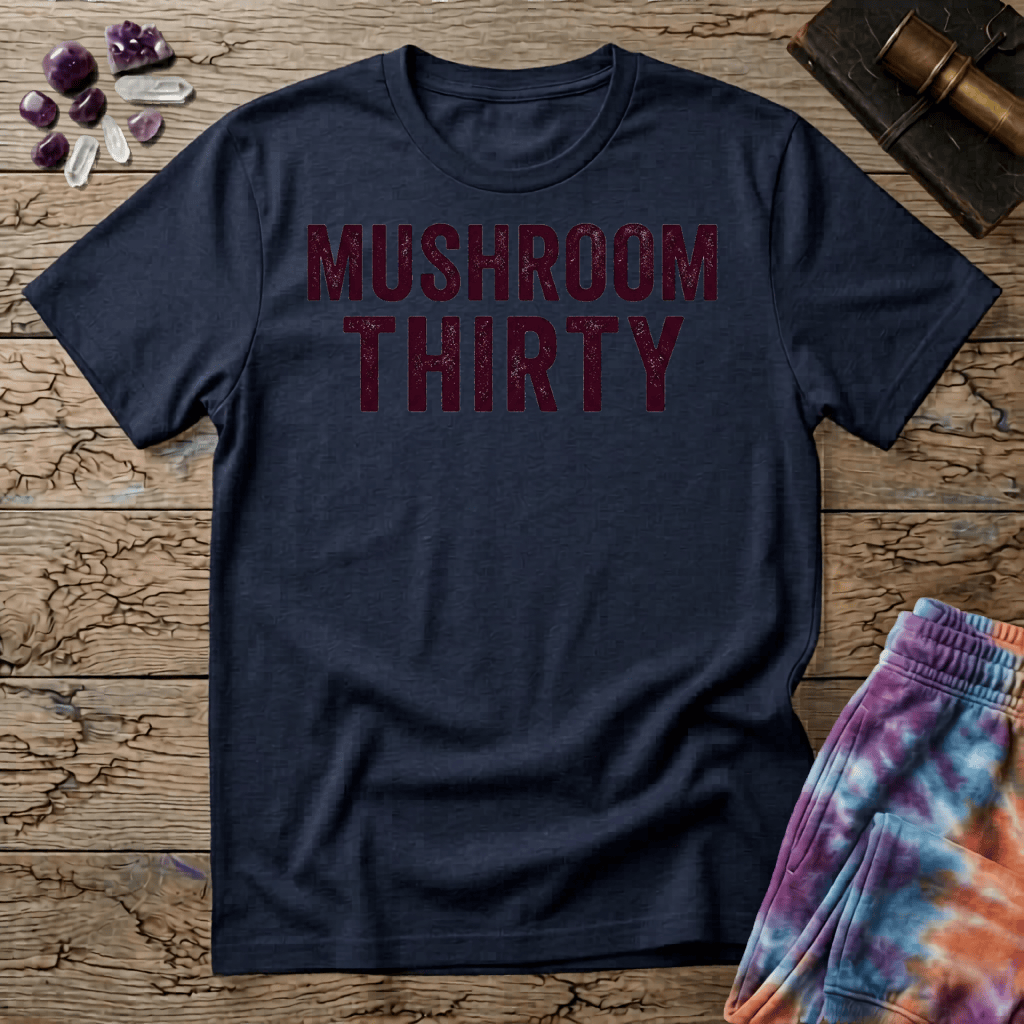 Printify T-Shirt Mushroom Thirty T-Shirt Mushroom Magic Mushroom T-Shirt