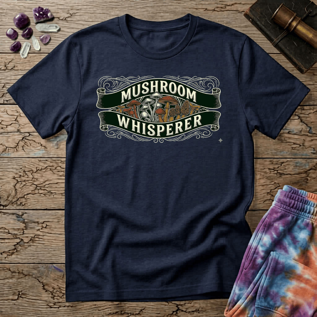 Printify T-Shirt Mushroom Whisperer T-Shirt Mushroom Magic Mushroom T-Shirt