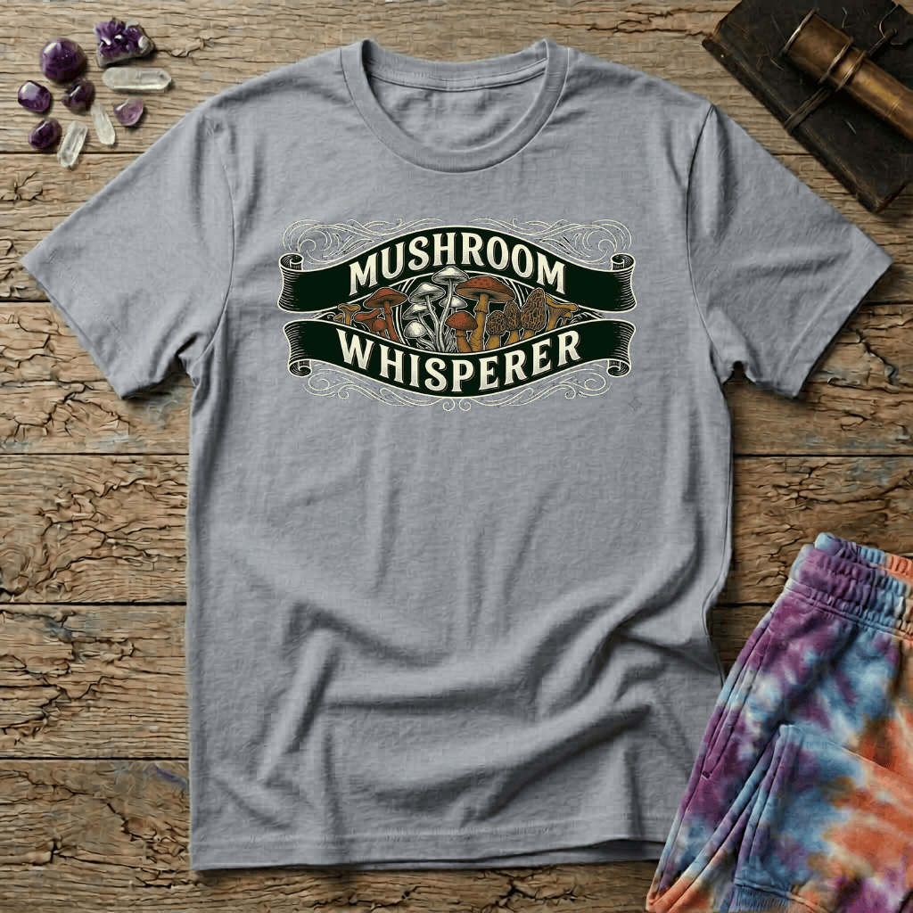 Printify T-Shirt Mushroom Whisperer T-Shirt Mushroom Magic Mushroom T-Shirt